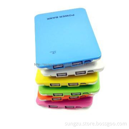 Super thinner with candy color power bank charger